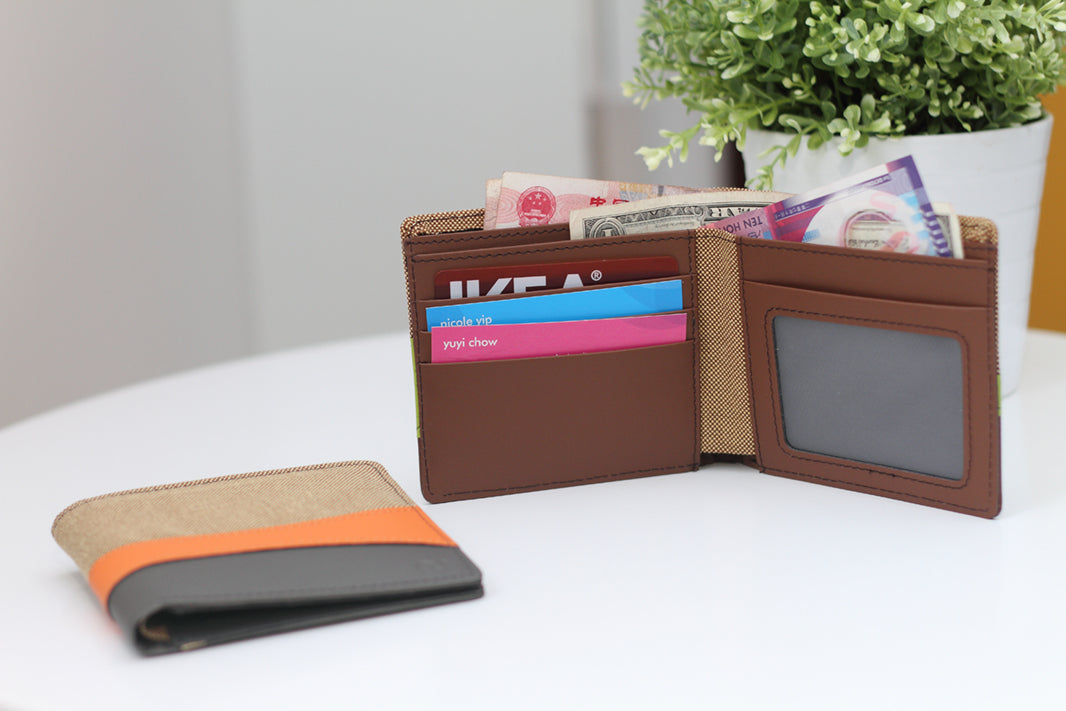 WAVE DESIGN MENS WALLET