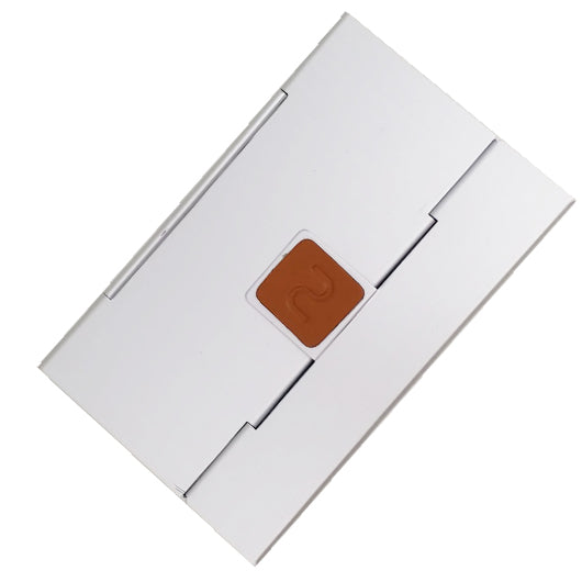 ALUMINIUM 2-WAYS CARD CASE WITH RECYCLED LEATHER