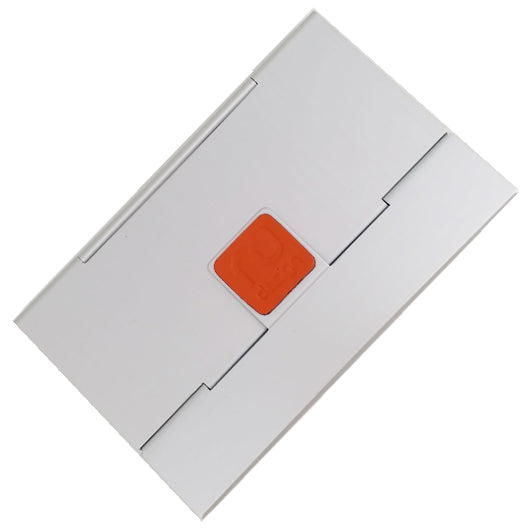 ALUMINIUM 2-WAYS CARD CASE WITH RECYCLED LEATHER