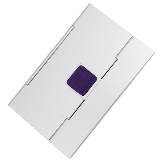 ALUMINIUM 2-WAYS CARD CASE WITH RECYCLED LEATHER